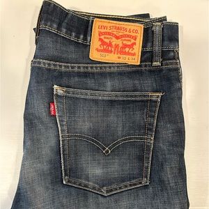Levi’s 513 Jeans Mens 32 x 34 Slim Straight Fit